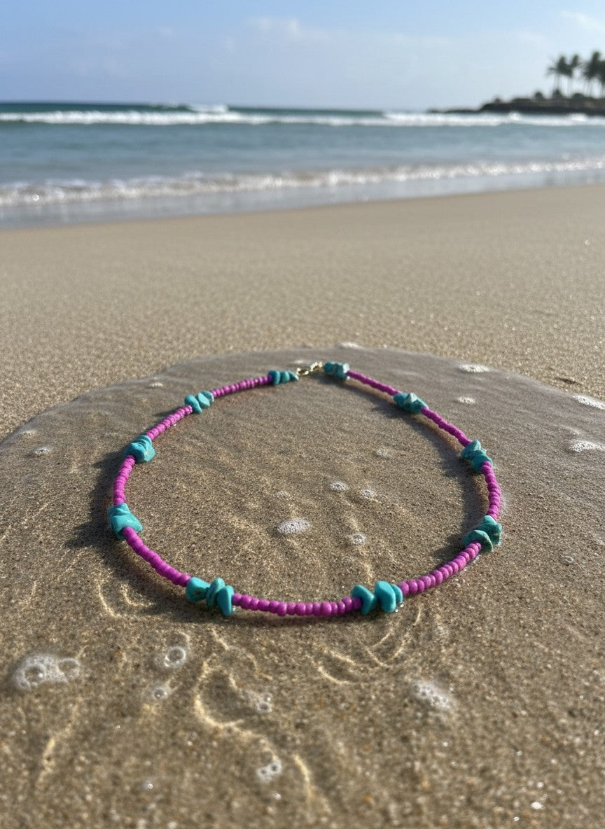 lavender sky necklace flat lay pastel aesthetic jewelry cute design