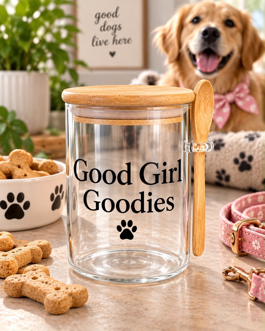 Good Girl Goodies Kitchen Glass Jar