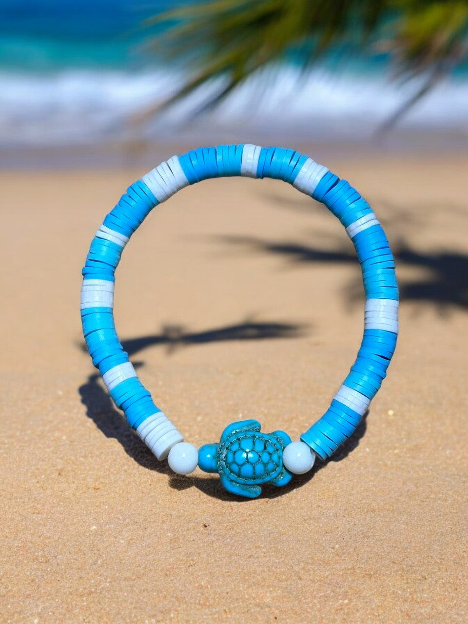 Blue Turtle Bracelet - Ka_creative_art