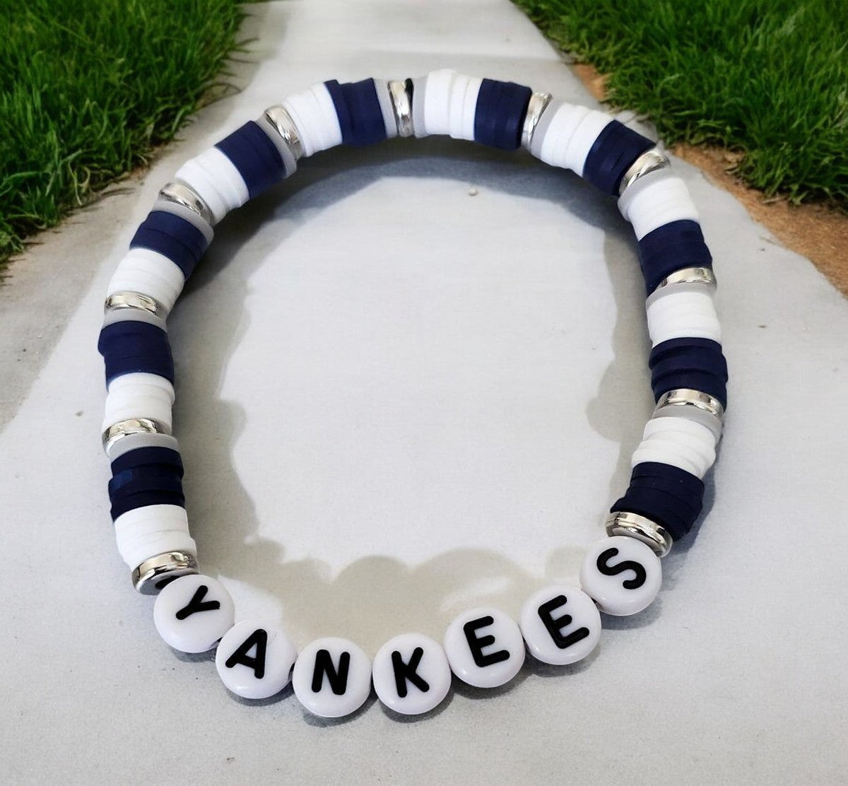 New York Yankees Baseball Bracelets - Ka_creative_art
