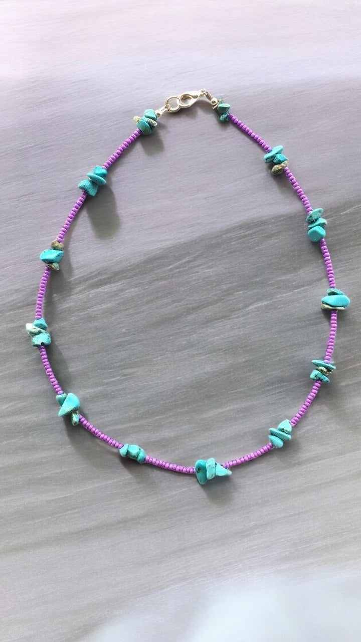 Lavander Sky Necklace - Ka_creative_art