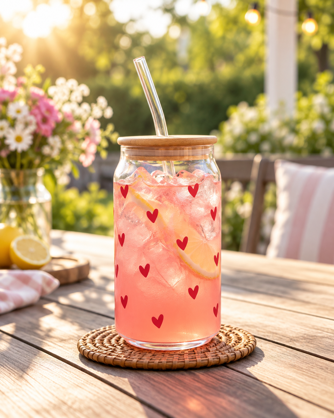 Red Heart Vinyl Cup