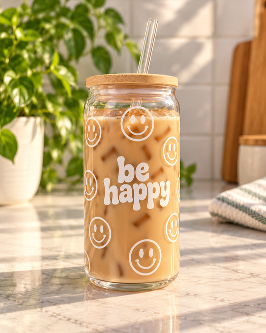 Be Happy Vinyl Cup