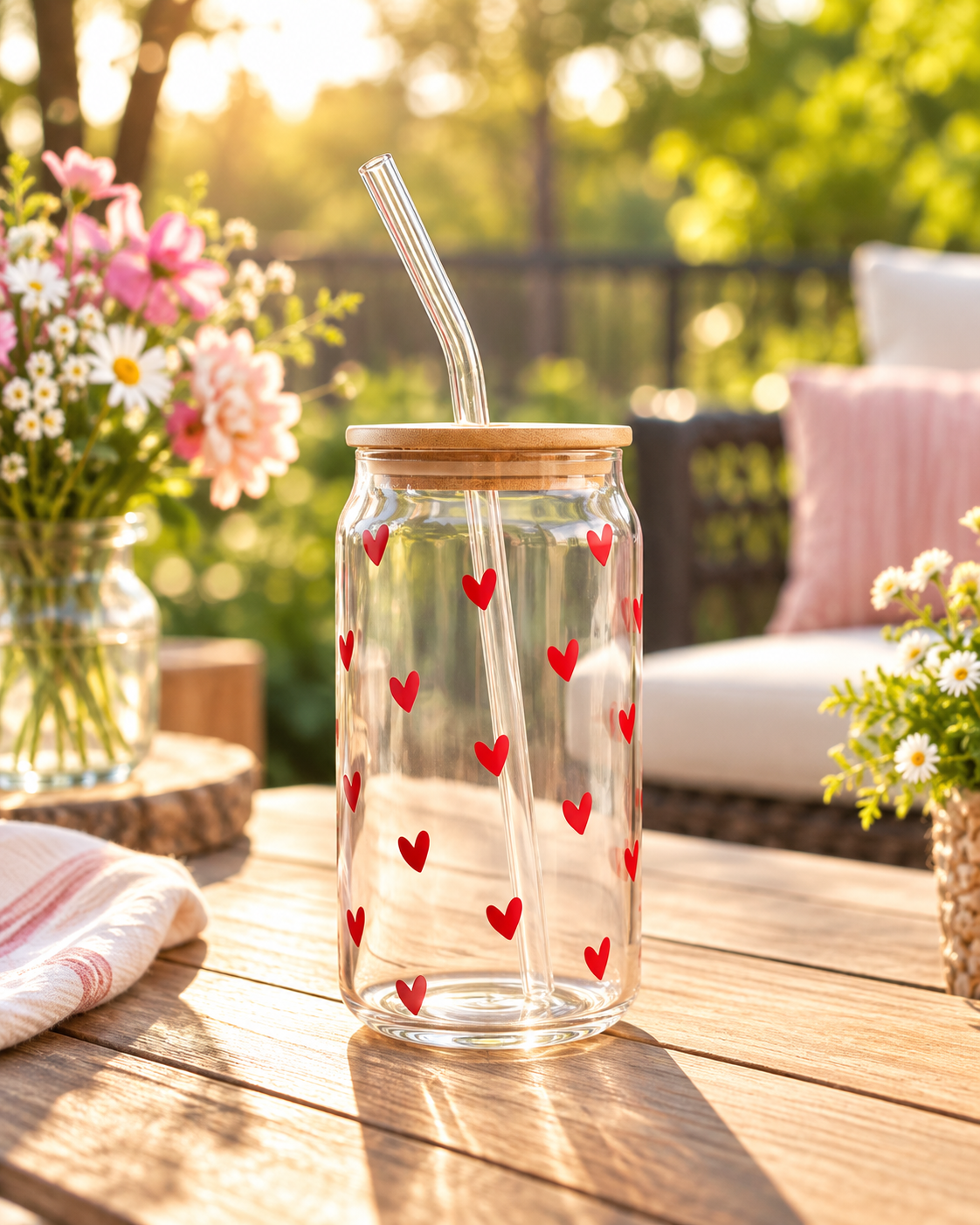 Red Heart Vinyl Cup