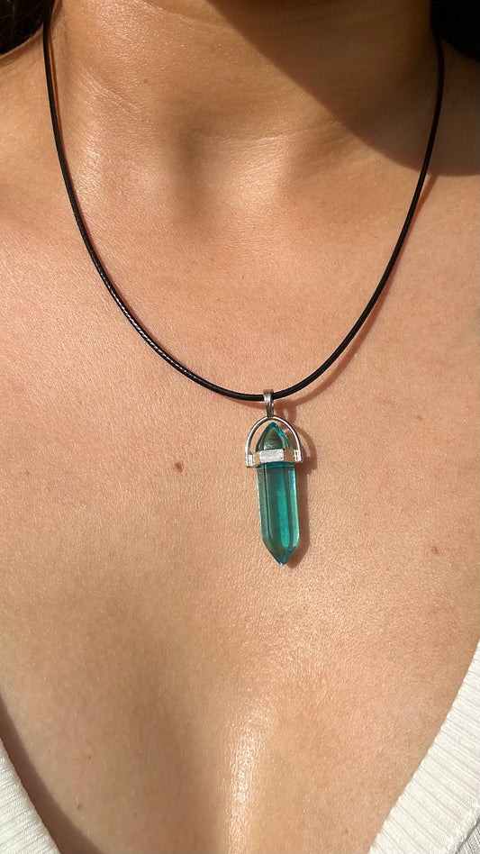 Green Quartz Necklace