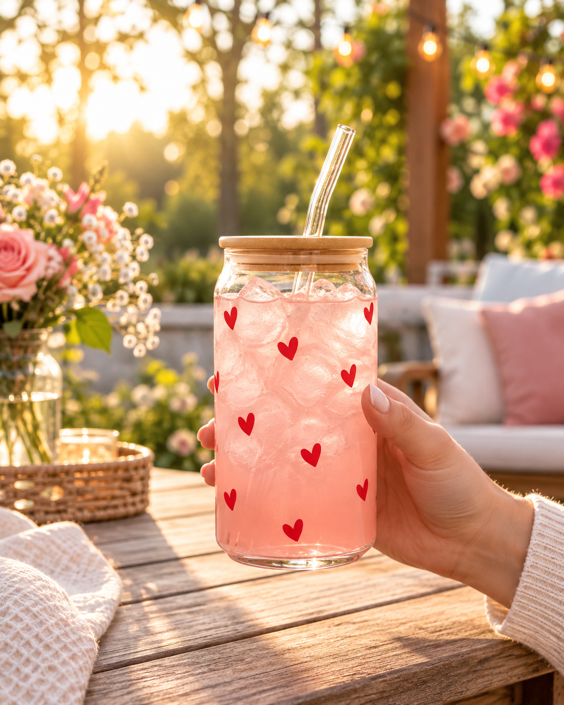 Red Heart Vinyl Cup