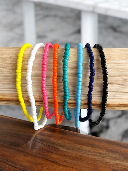 stretch anklet styling beach summer outfit aesthetic jewelry look