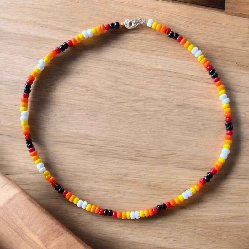 desert sun beaded choker styling boho summer aesthetic outfit look