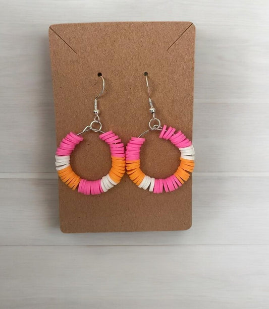 bright colorful earrings aesthetic beaded jewelry cute design