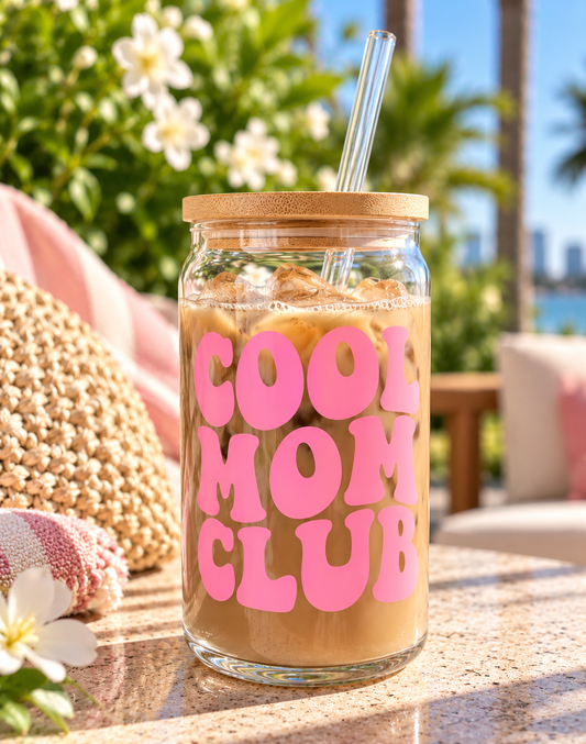 Cool Mom Club Vinyl Cup