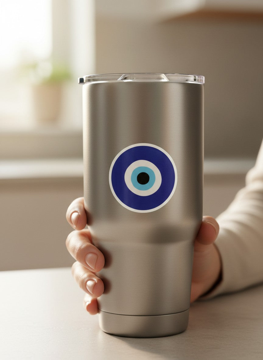 Evil Eye Permanent Vinyl Sticker