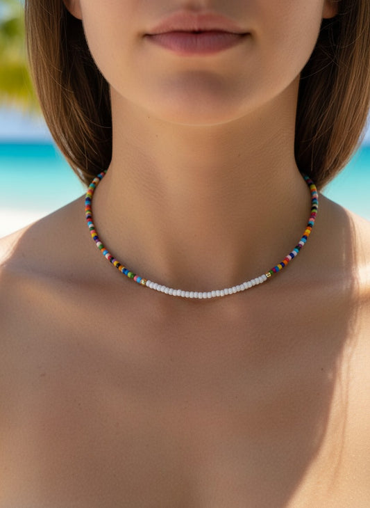 flavor ice choker cool aesthetic beaded necklace cute design