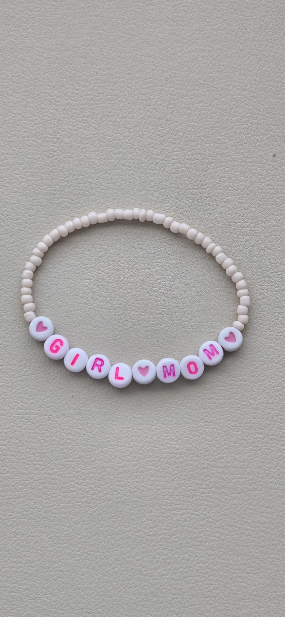 girl mom bracelet beaded jewelry gift for mom aesthetic meaningful design