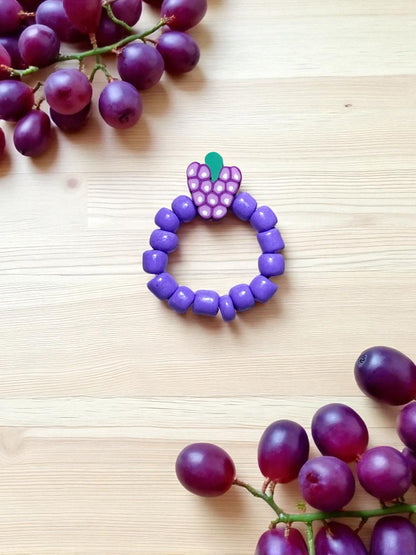 grape fruit ring cute colorful aesthetic jewelry playful accessory
