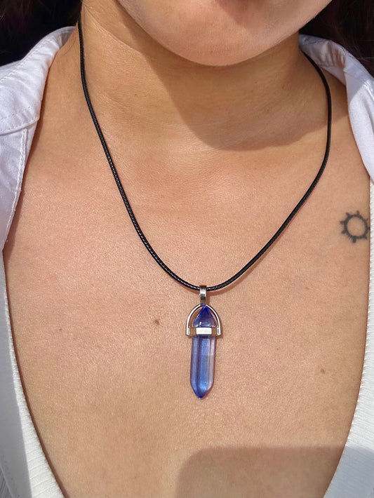 Purple Crystal Necklace