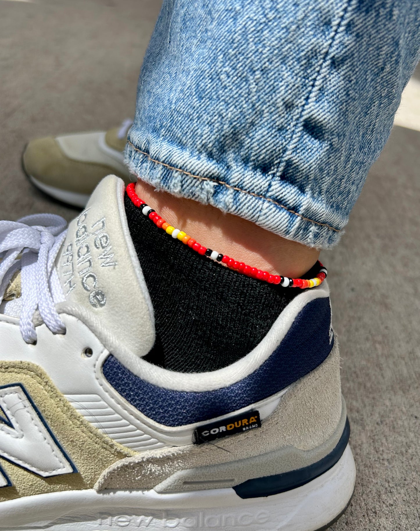 Red Sunset Anklet