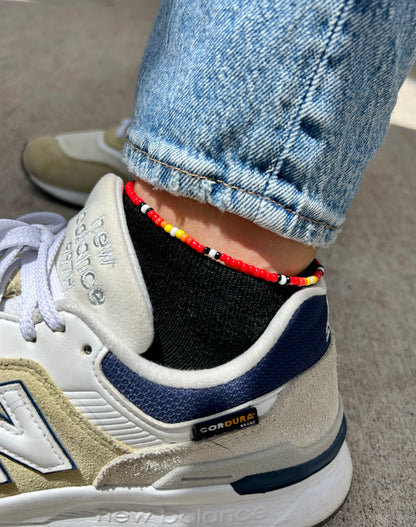 Red Sunset Anklet