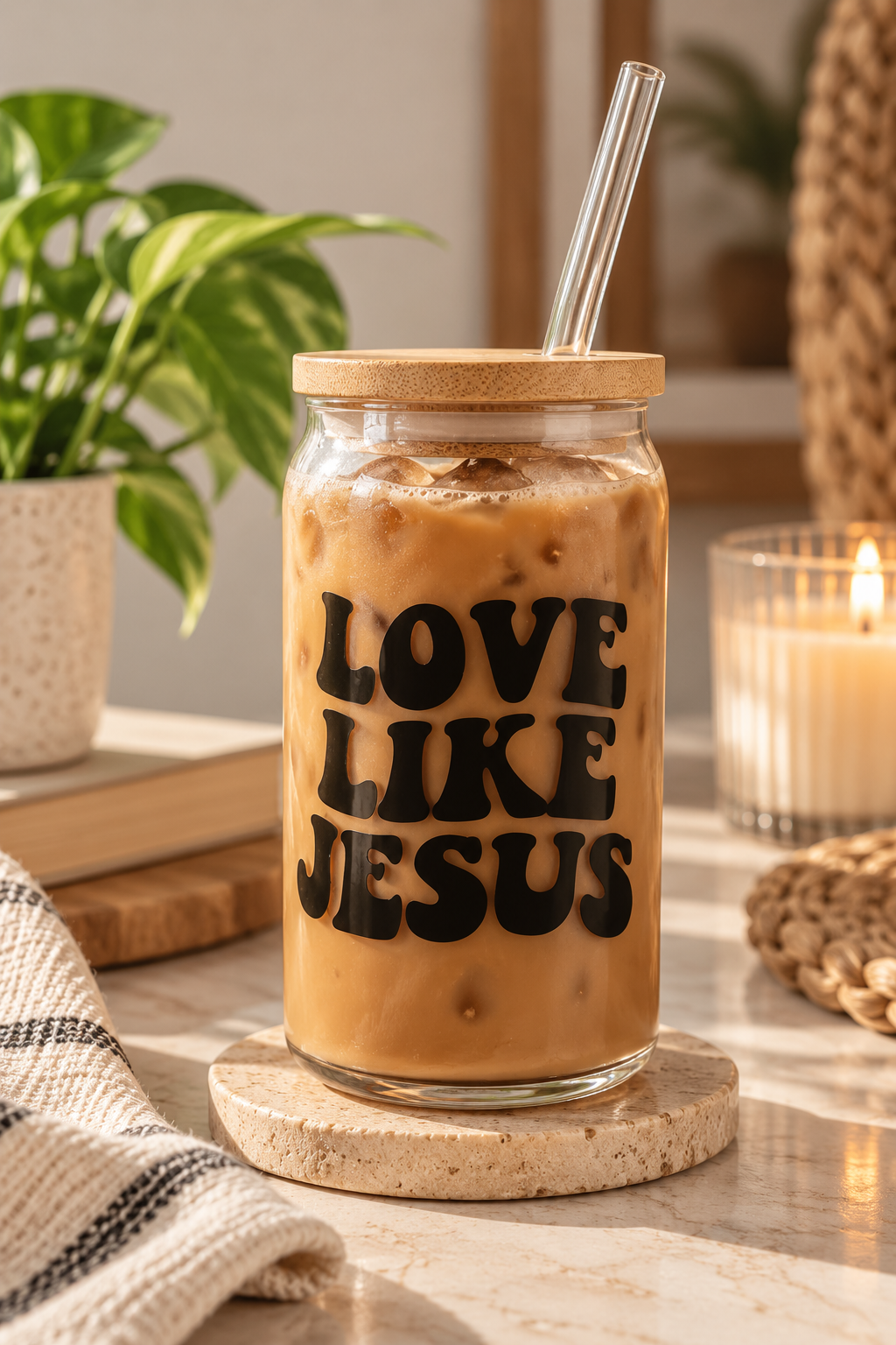 Love Like Jesus Vinyl Cup