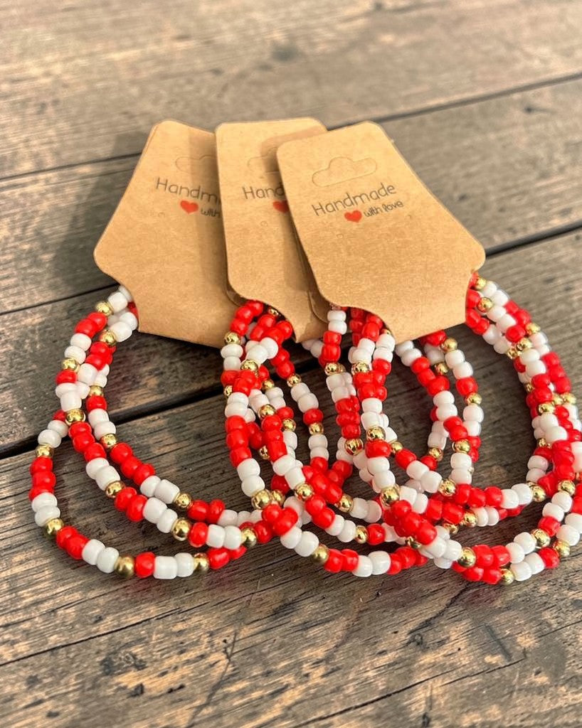 luxe seed bead bracelet styling elegant minimalist outfit look