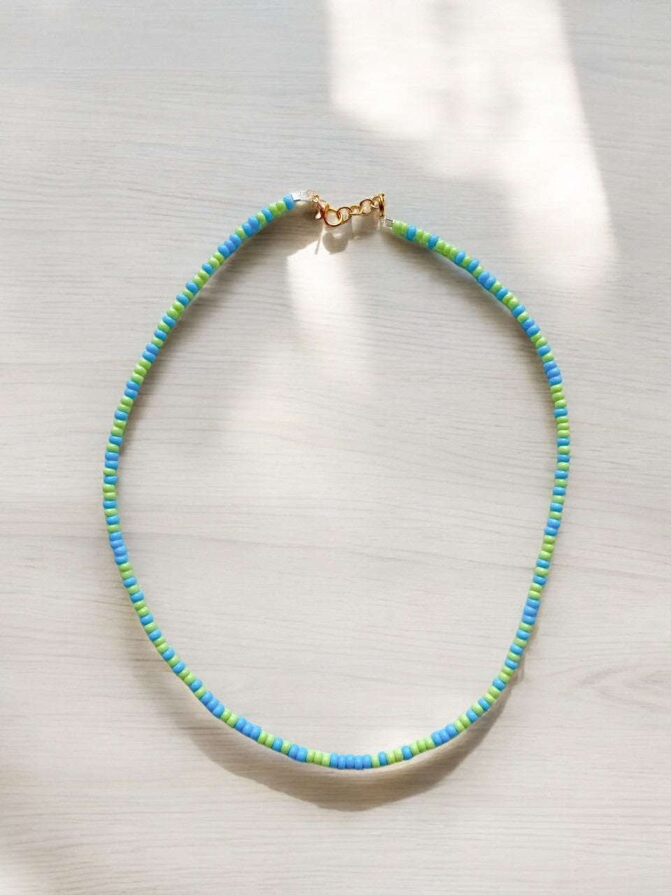 ocean beaded necklace styling beach summer aesthetic outfit look
