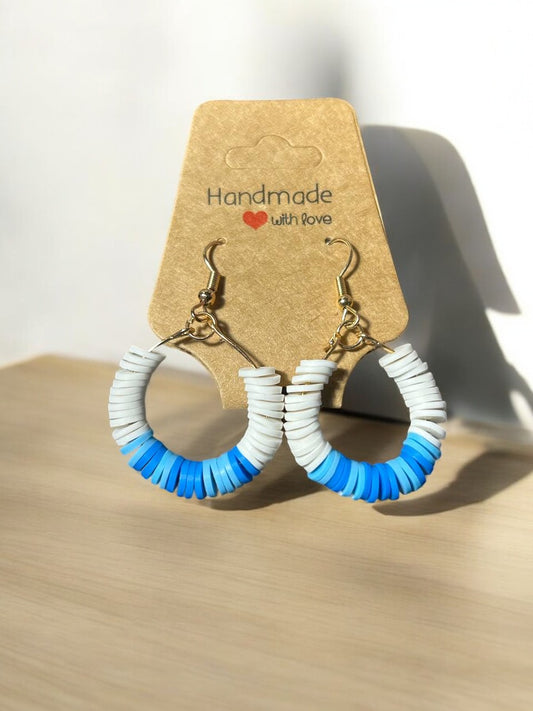 trendy clay bead earrings handmade aesthetic jewelry cute design