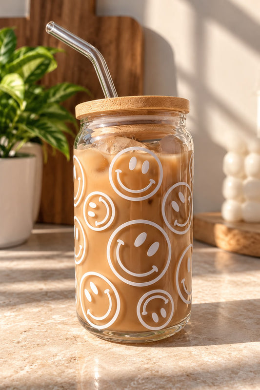 Happy Face Vinyl Cup