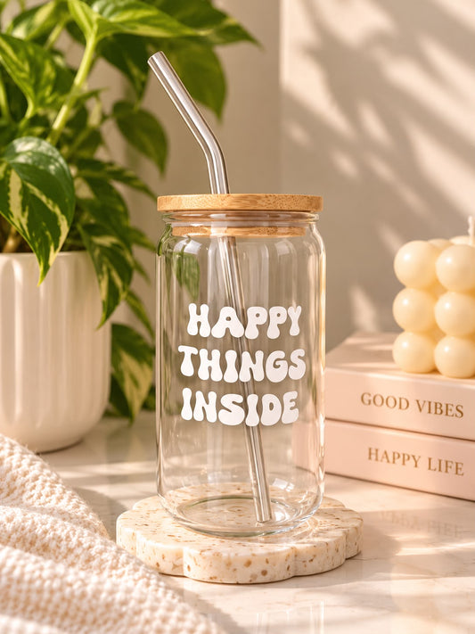 Happy Things Inside Vinyl Cup