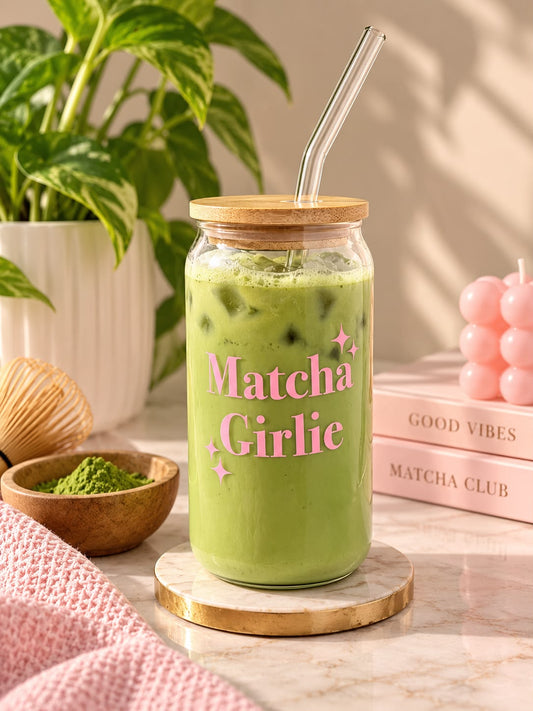 Matcha Girlie Vinyl Cup