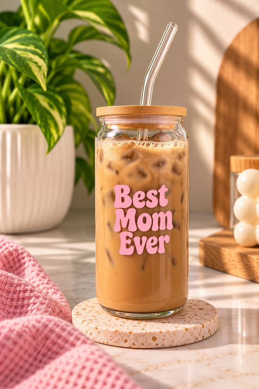 Best Mom Ever Vinyl Cup