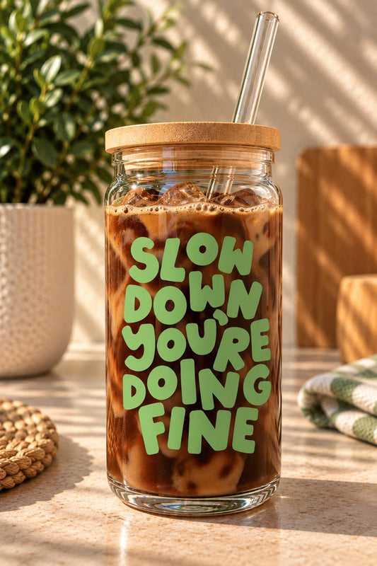 Slow Down You're Doing Fine Vinyl Cup