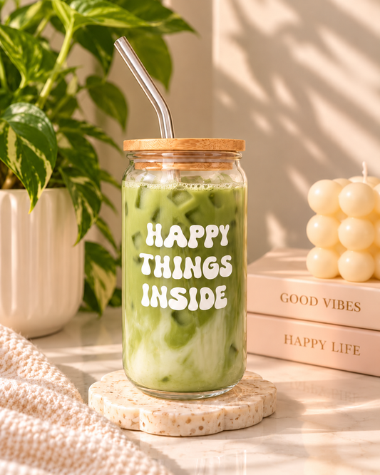 Happy Things Inside Vinyl Cup