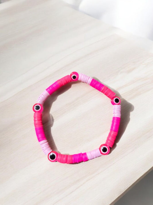 Pink Eye Bracelet